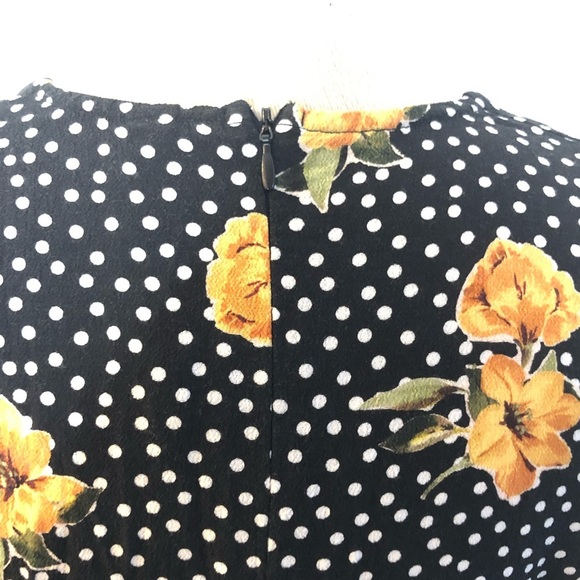 Nobody’s Child Tea Dress with Ruffle Detail In Floral Spot - Picture 11 of 13